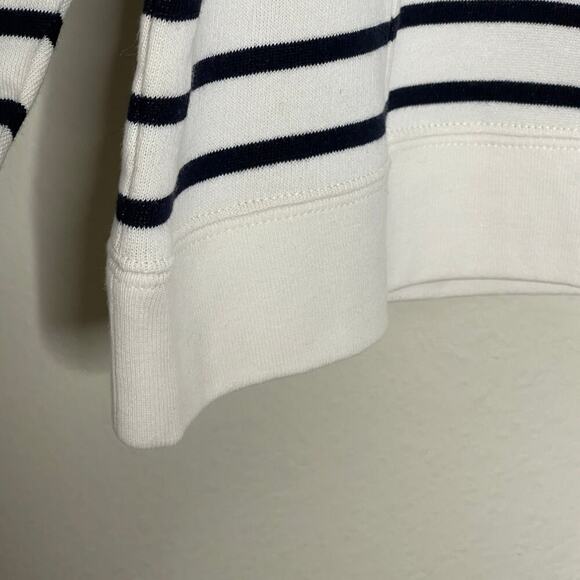 SEZANE STRIPED ORGANIC‎ COTTON SWEATSHIRT SIZE XS NWT - Picture 6 of 10